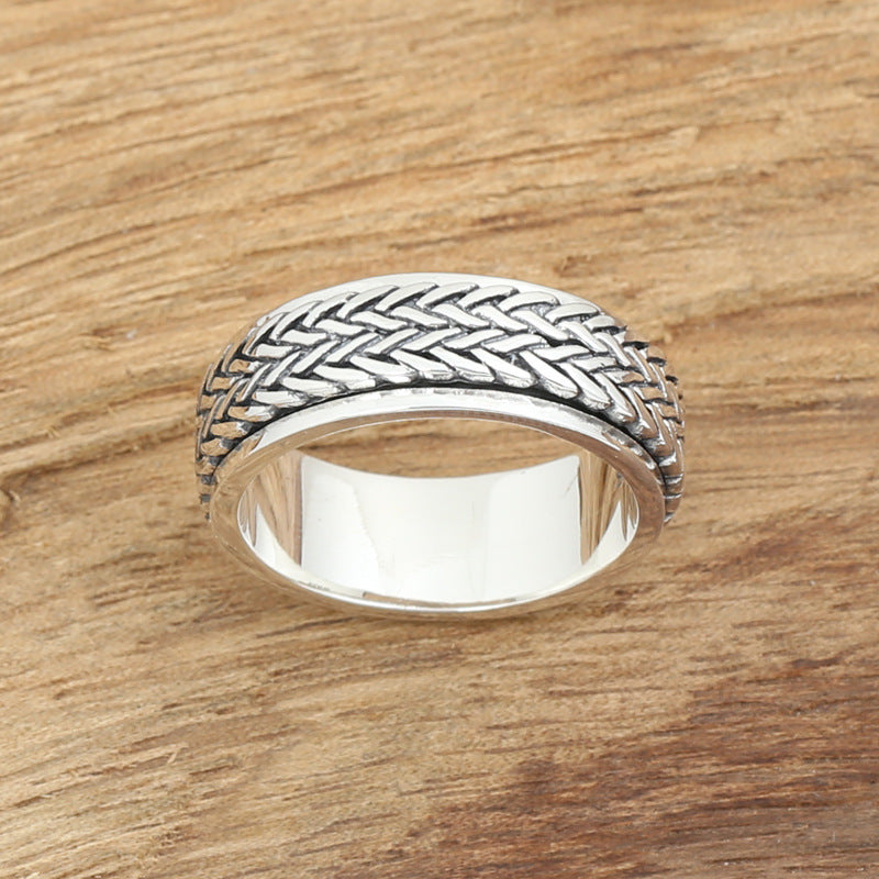 Handmade Vintage Thai S925 Silver Men’s Ring