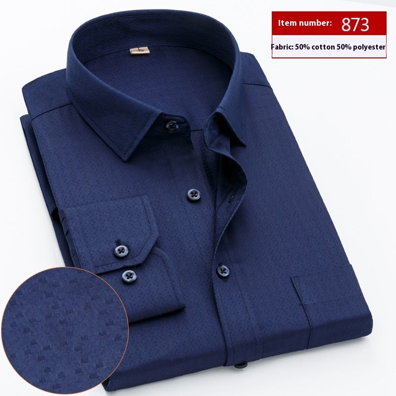 Men's Long Sleeve Spring and Autumn Loose Shirt