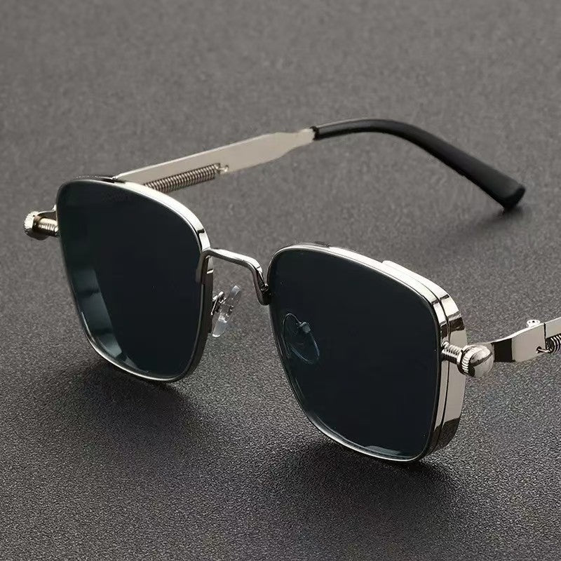 Men's Retro Metal UV Sunglasses