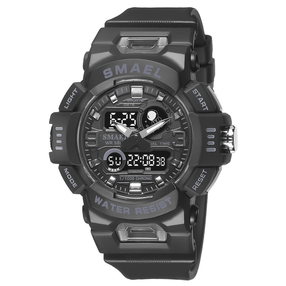 Outdoor Dual-Display Sports Alarm Watch