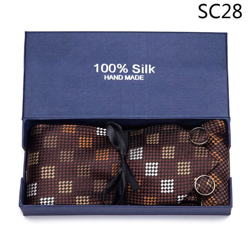 Men's Business Formal Tie Set