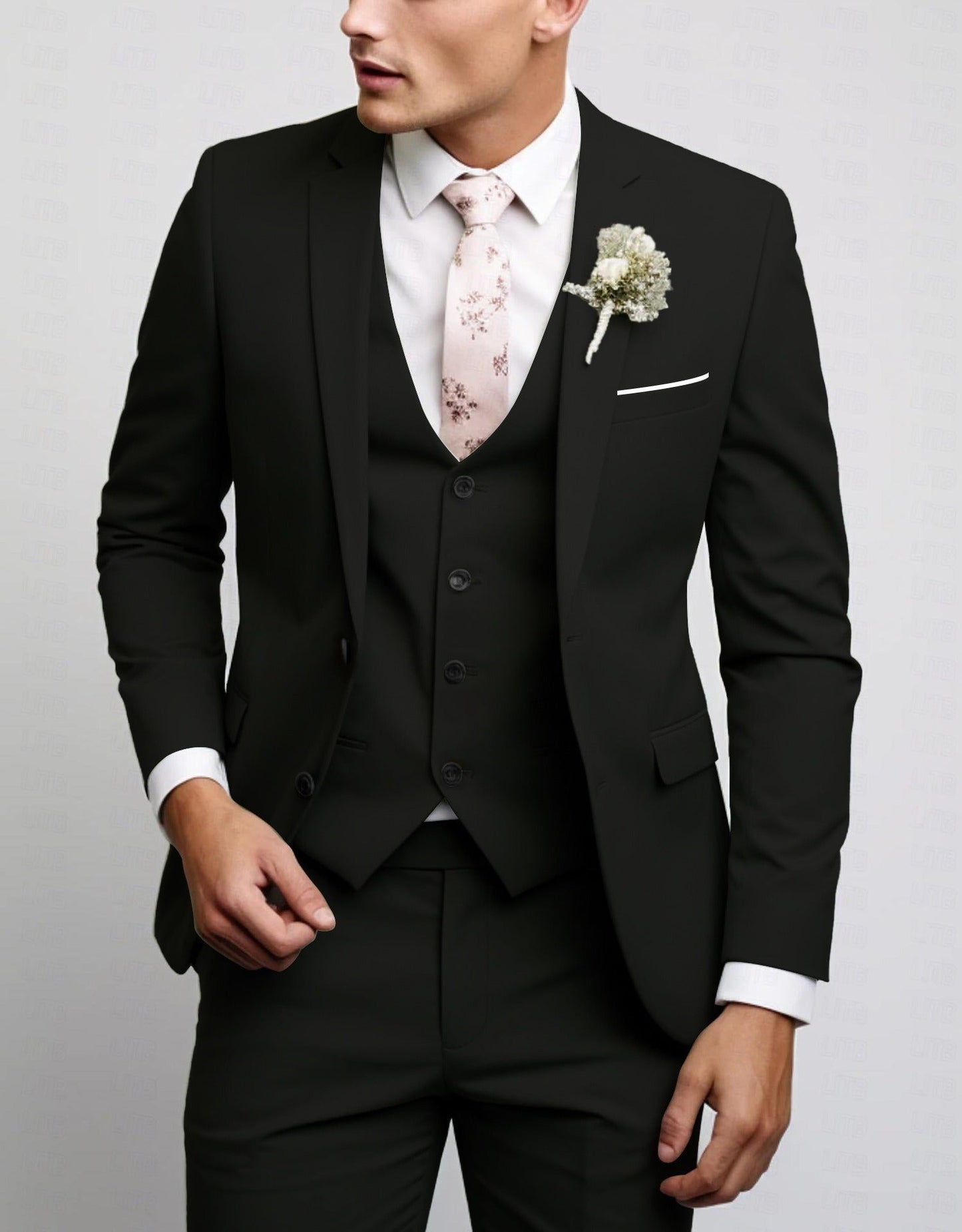 Men's Two-Button Versatile Suit Set