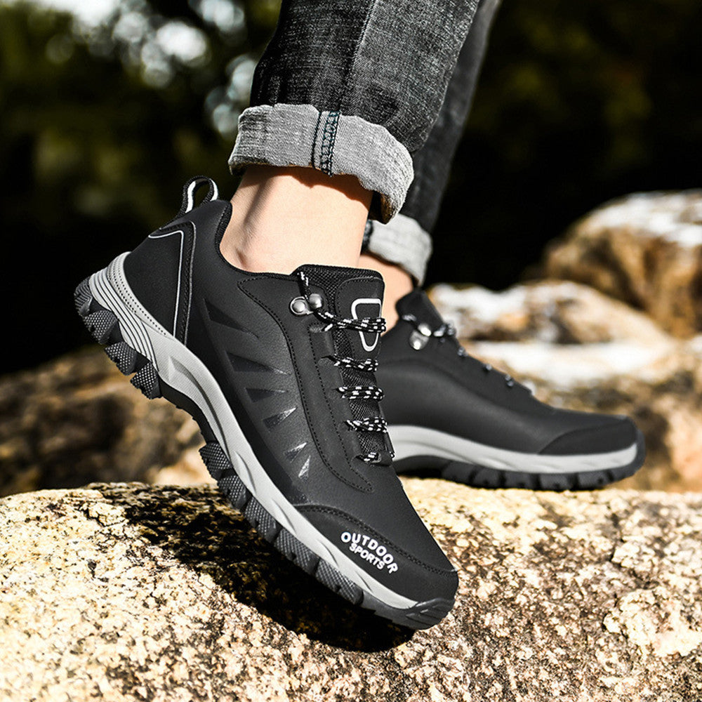 Men's Warm Plush Mountaineering Shoes