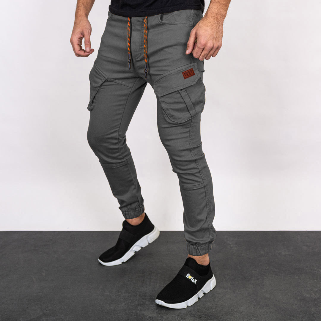 New Style Solid Color Men's Casual Trousers