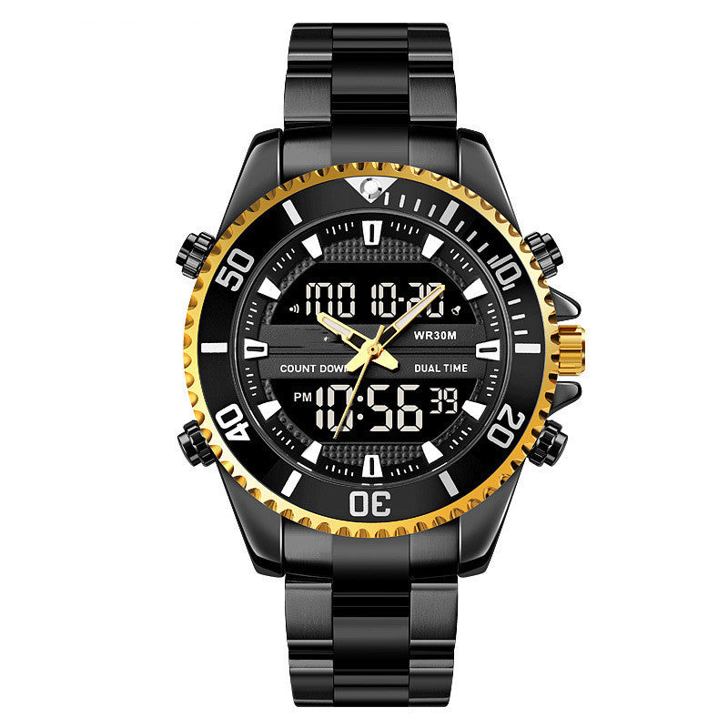 Men's Dual Display Sports Watch
