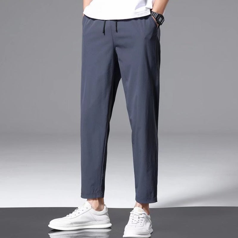 Men's Ice Silk Loose Sweatpants