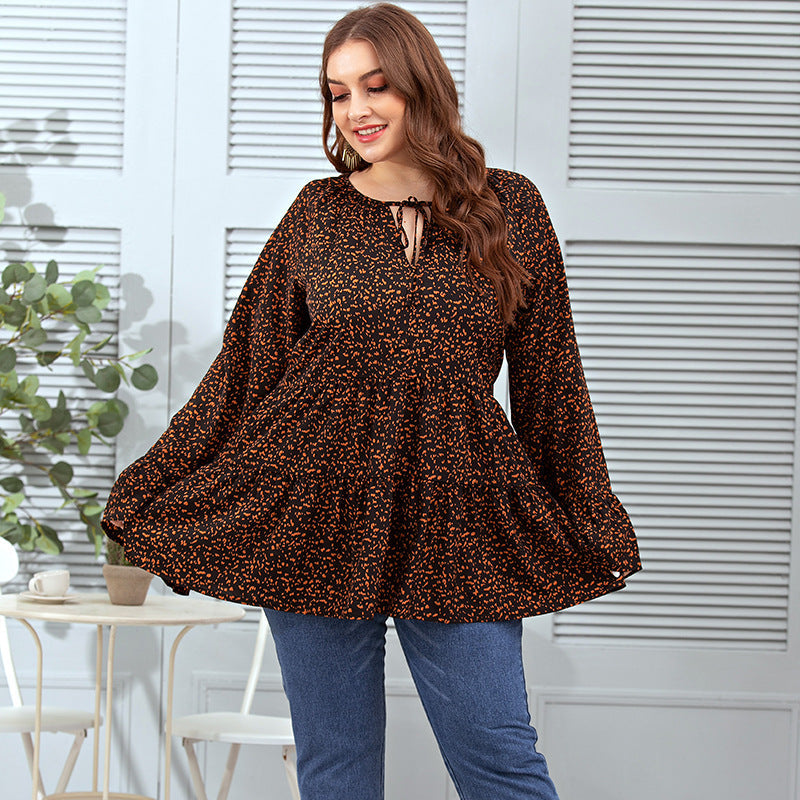Trendy Loose Leopard Dress