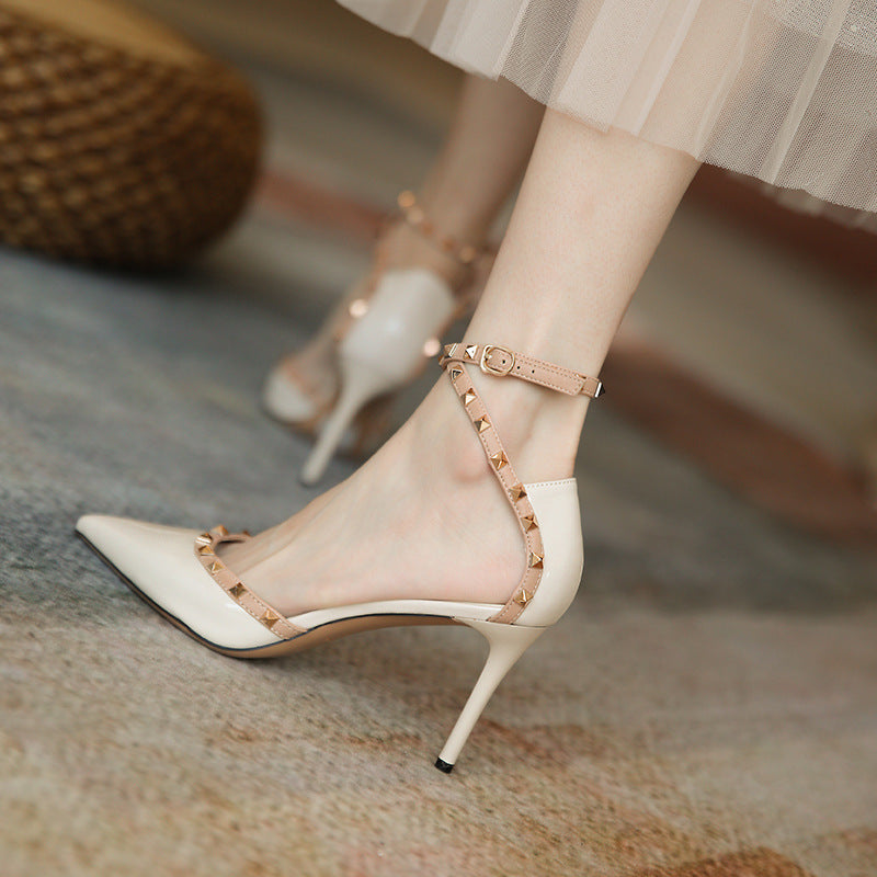 Women’s Spring Style Matching High Heels