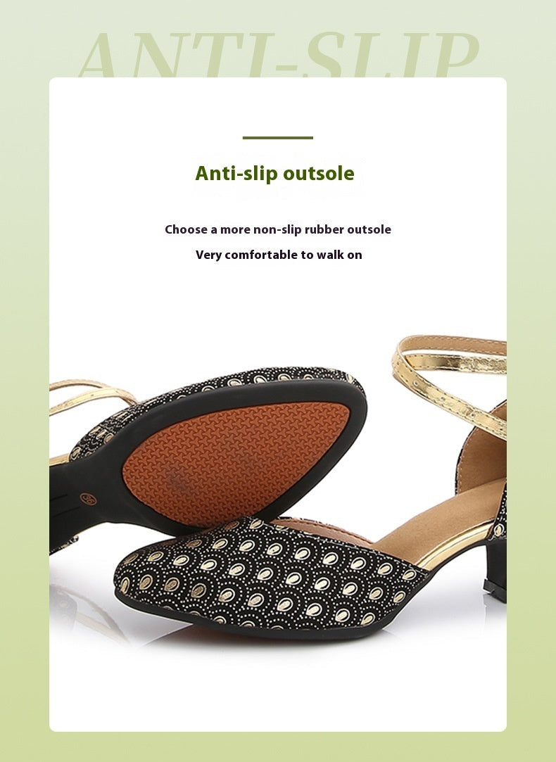 Peacock Pattern Stiletto High Heels