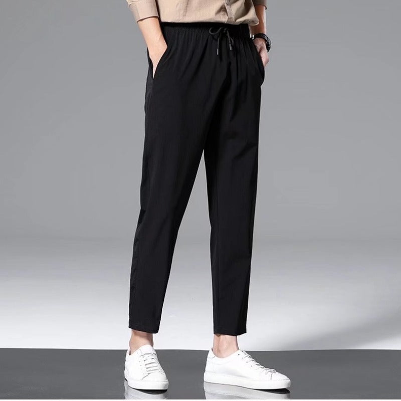 Men's Ice Silk Loose Sweatpants