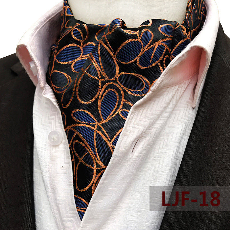 Men's Jacquard Polyester British Scarf