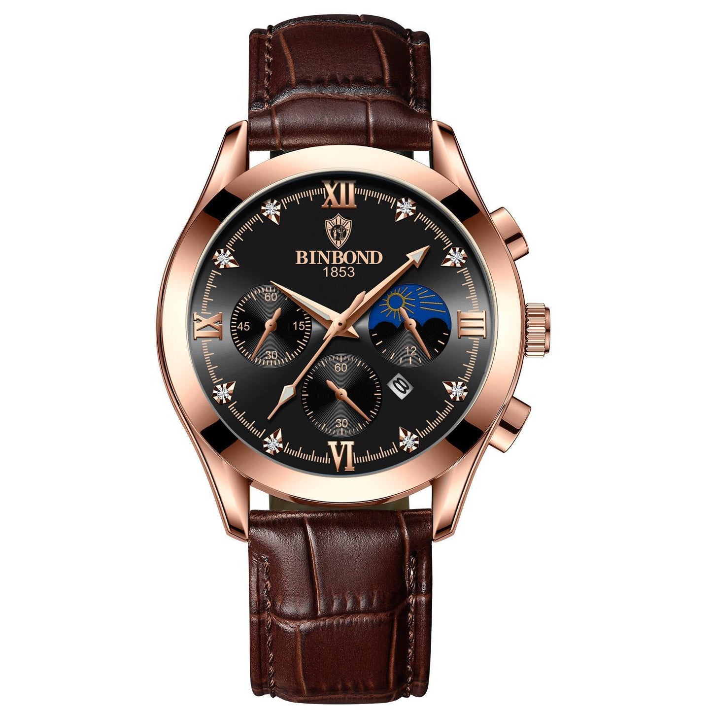 Waterproof Luminous Leather Watch