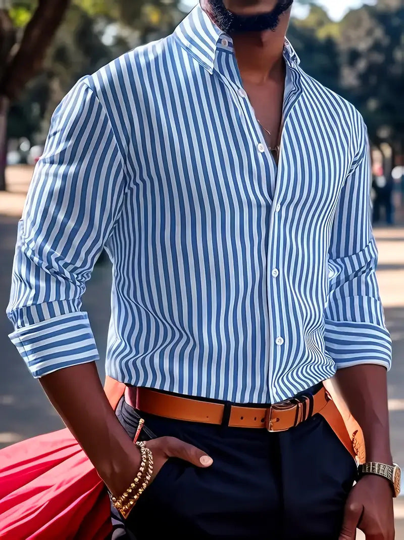 Long Sleeve Creative 3D Printed Shirt