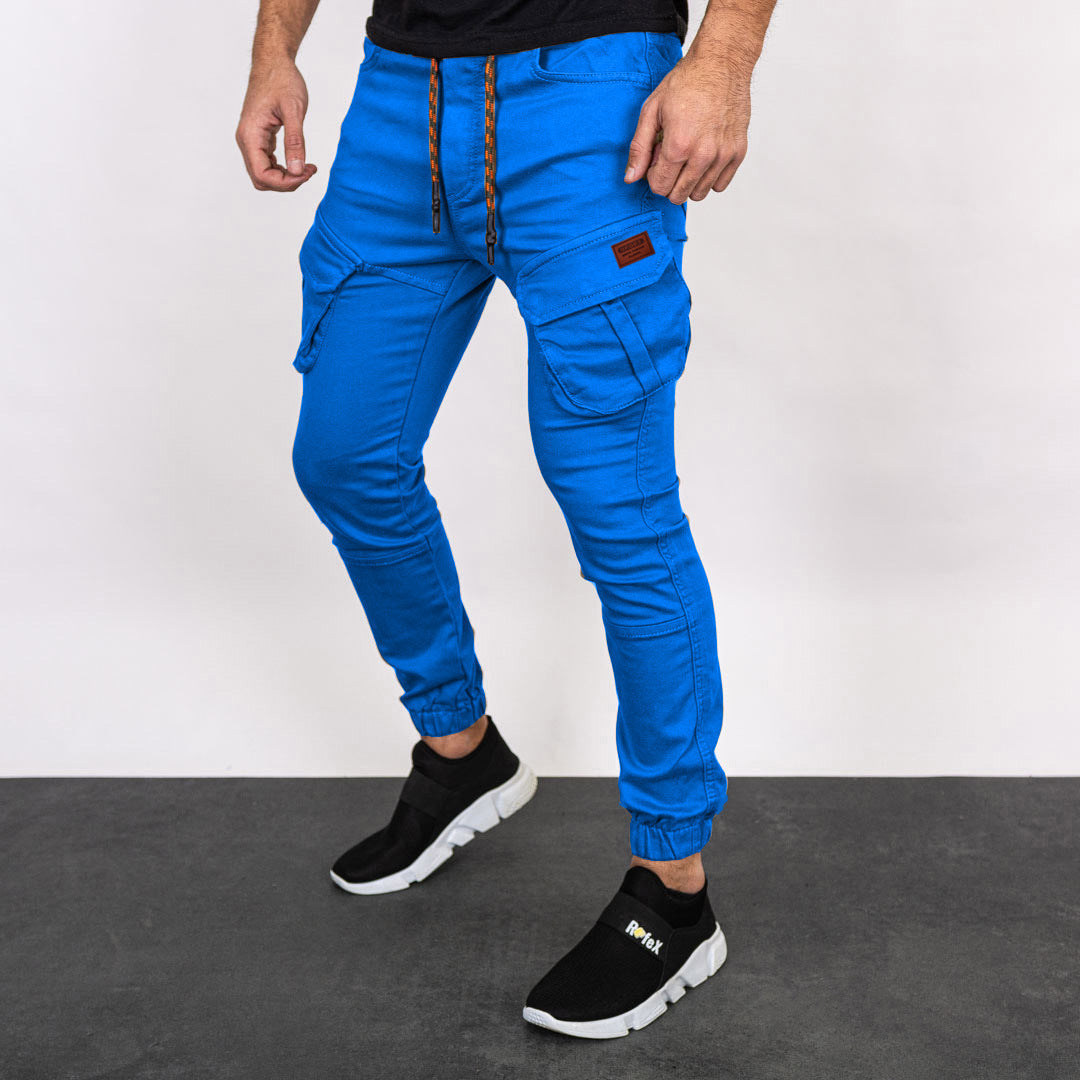 New Style Solid Color Men's Casual Trousers