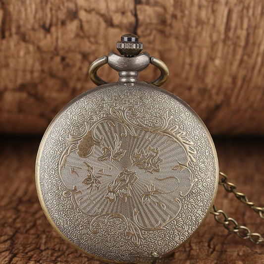 Retro Bronze Anchor Pocket Watch