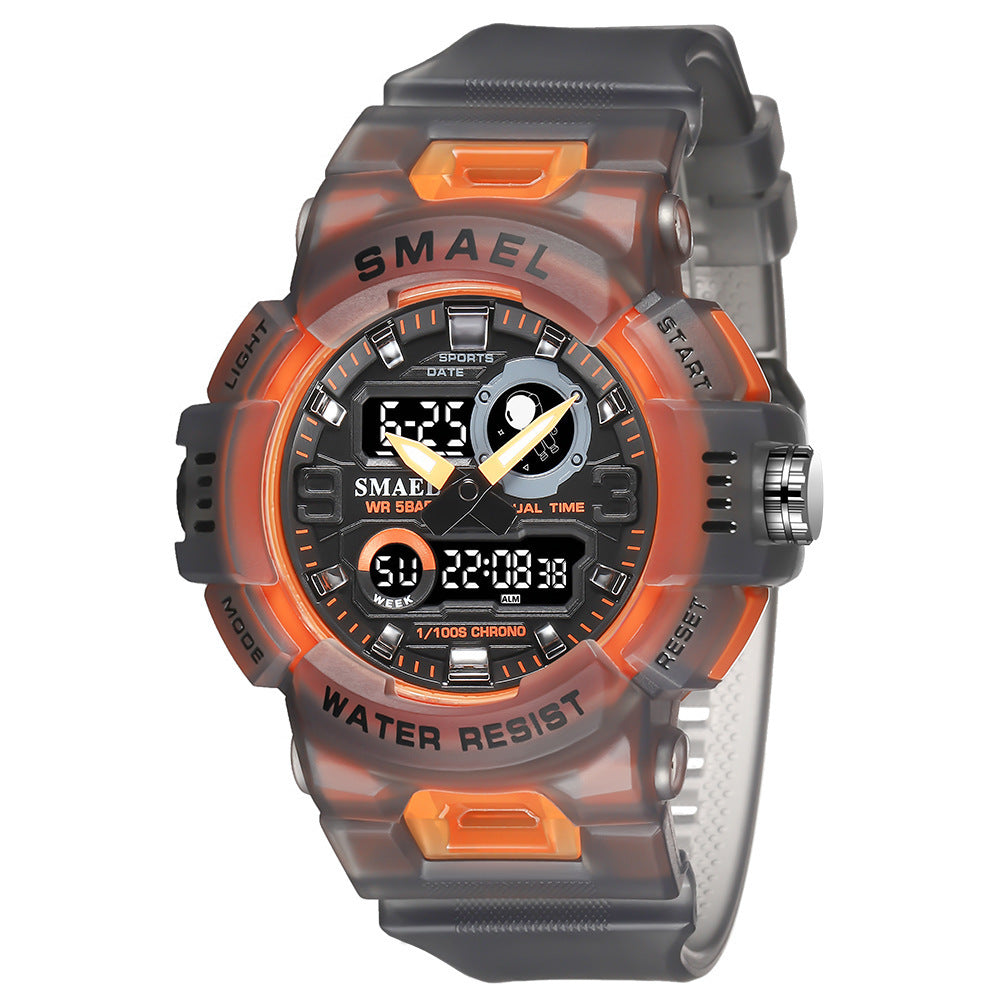 Outdoor Dual-Display Sports Alarm Watch