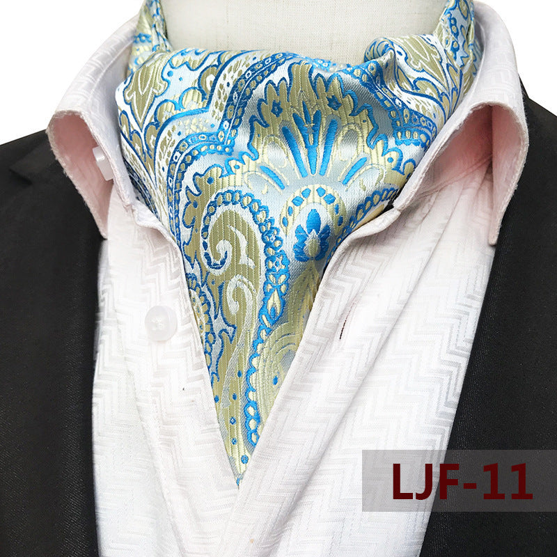 Men's Jacquard Polyester British Scarf