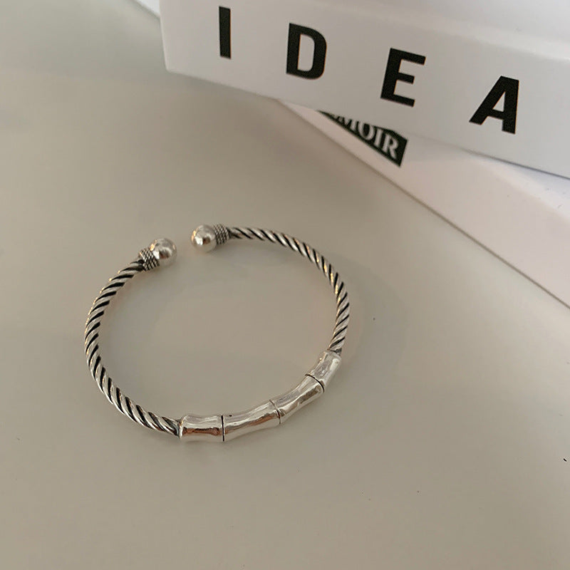 Trendy S925 Silver Bracelet with Unique Style