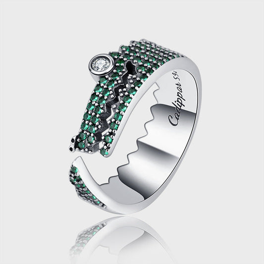 S925 Silver European American Fashion Ring