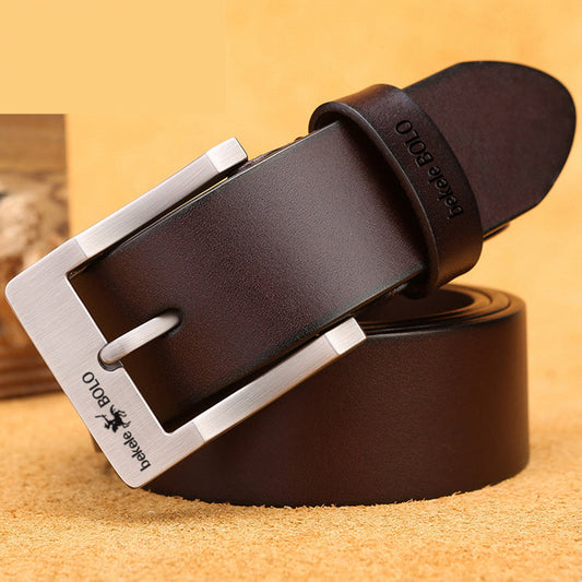 Simple Versatile Men's Pin Buckle Belt
