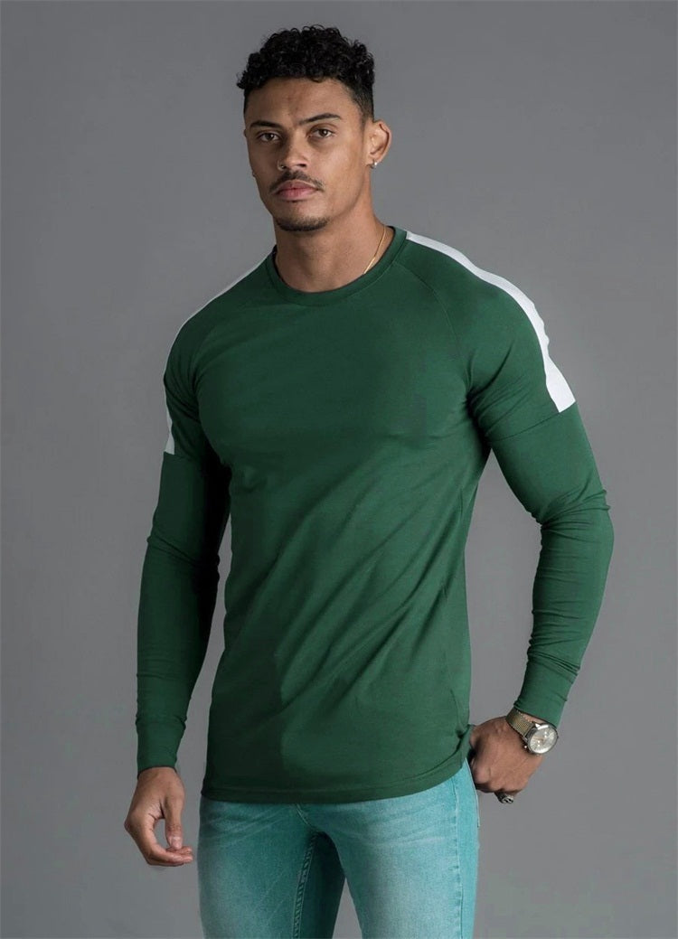 Men's Long Sleeve Bottoming Shirt