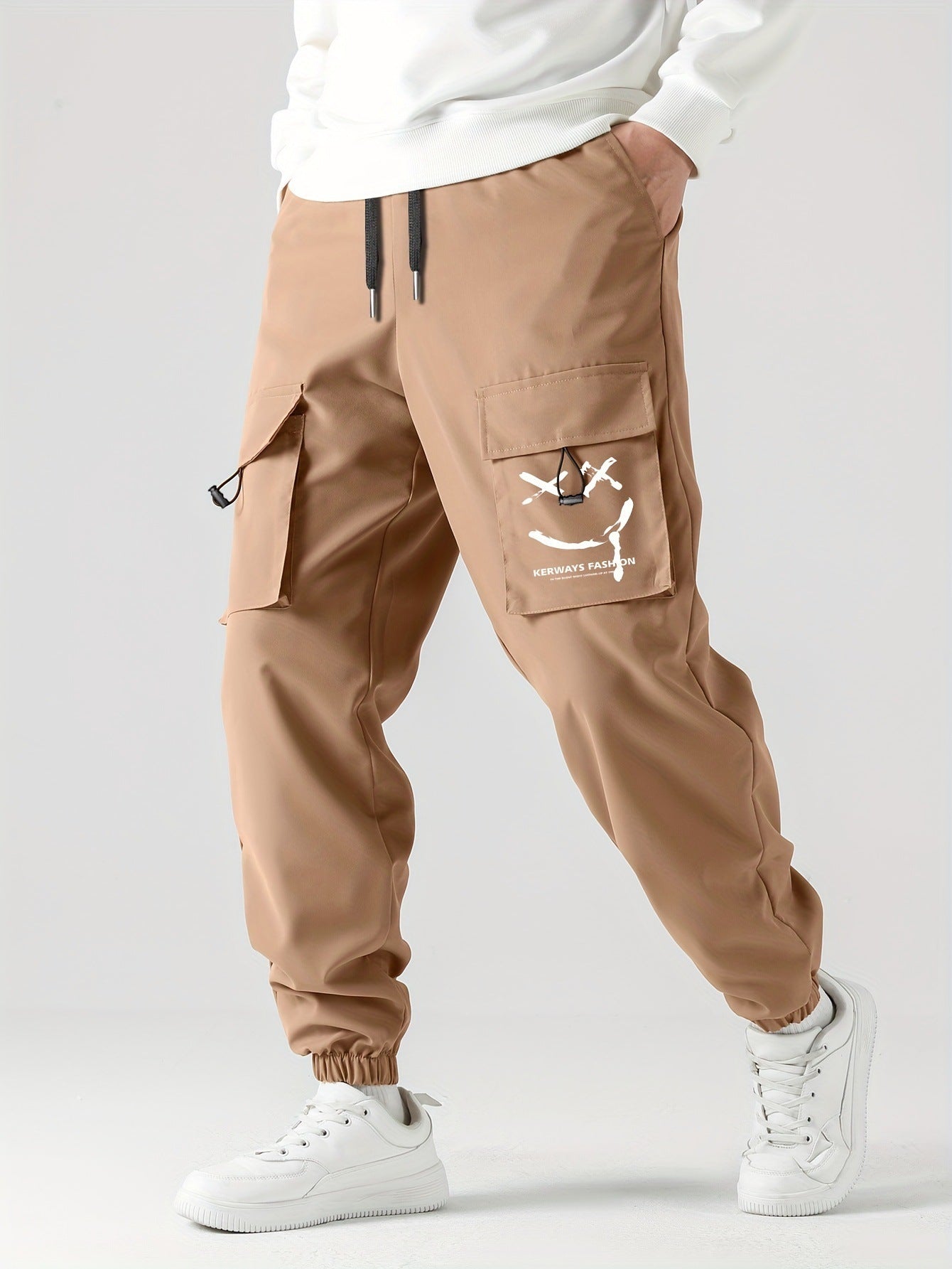 Straight Ankle Tied Wear-resistant Pants