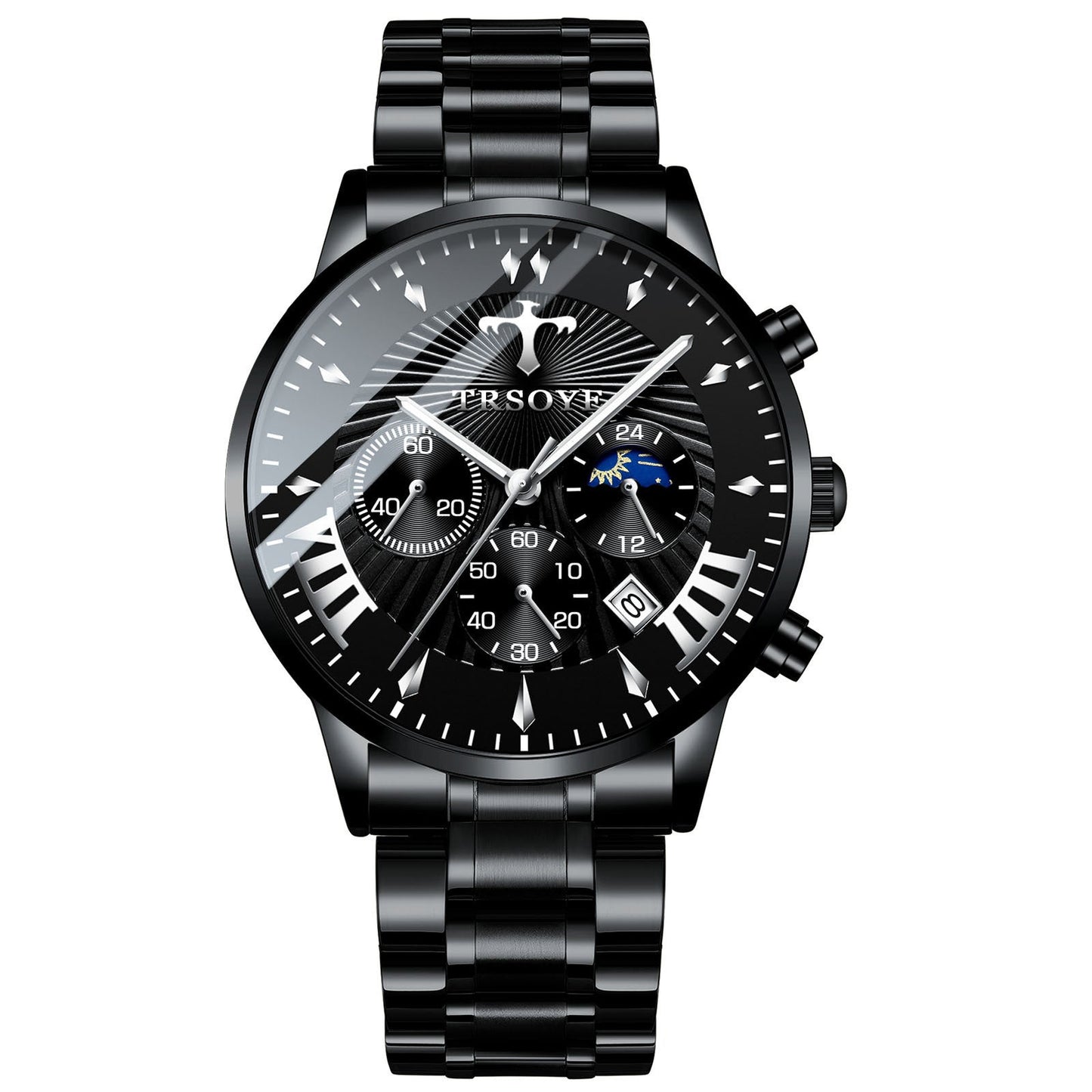 Business Quartz Calendar Luminous Waterproof Watch