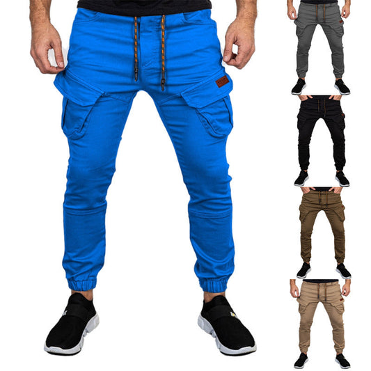 New Style Solid Color Men's Casual Trousers