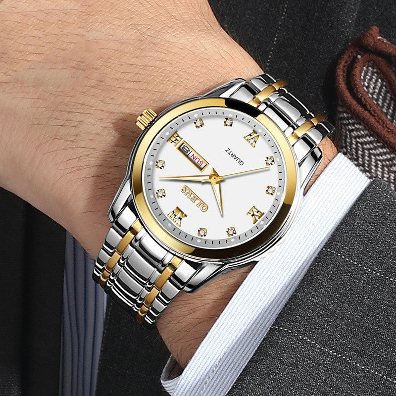 OLEVS Men’s Luminous Waterproof Quartz Watch