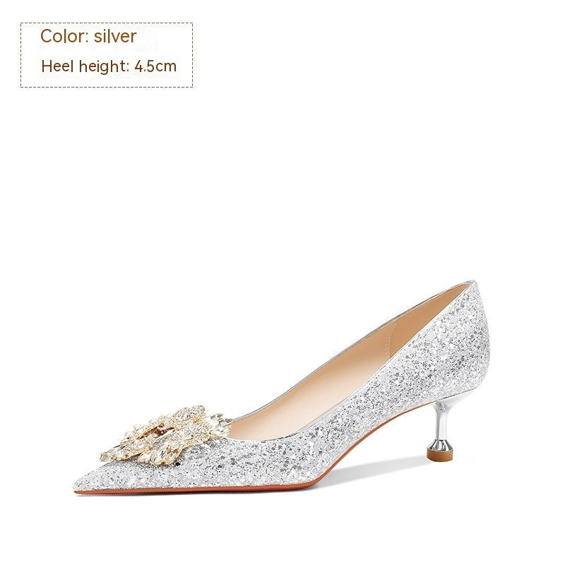Wedding Bridal Crystal High Heels