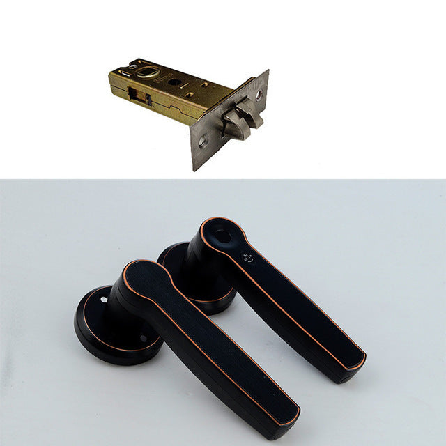 Zinc Alloy Indoor Fingerprint Handle Lock