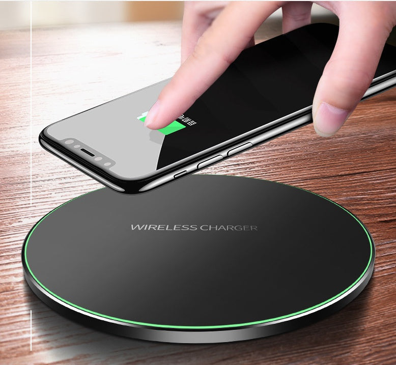 Fast Wireless Charger Pad for iPhone & Samsung