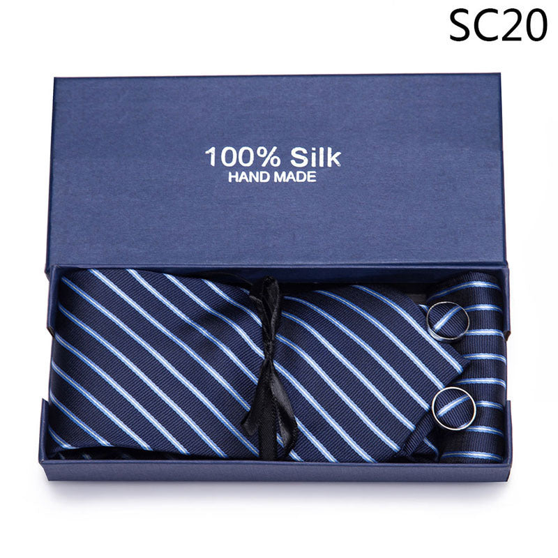 Men's Business Formal Tie Set