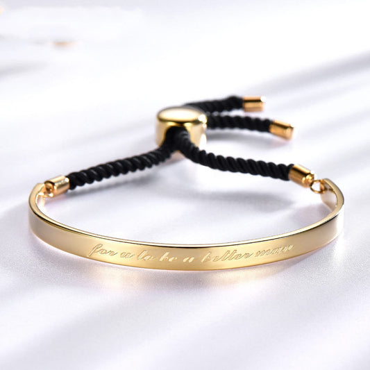 S925 Silver Braided Anniversary Bracelet
