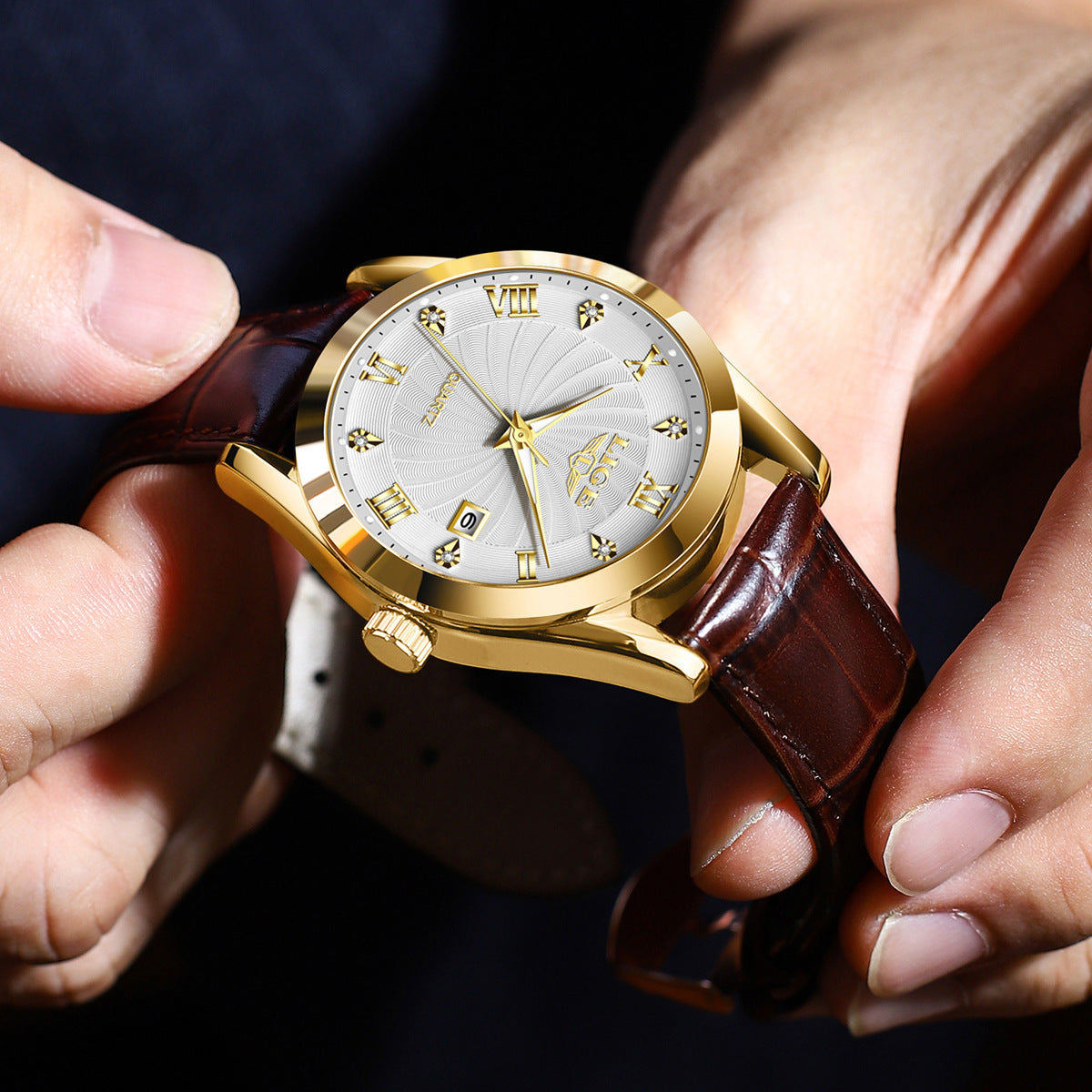 Men's Simple Waterproof Watch