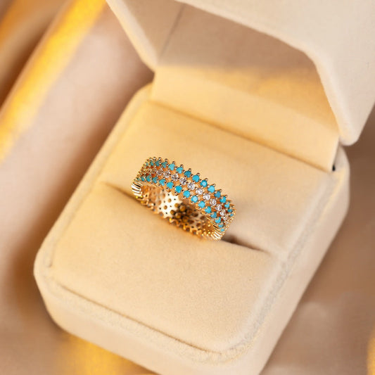 Round Minimalist Full Circle Ring
