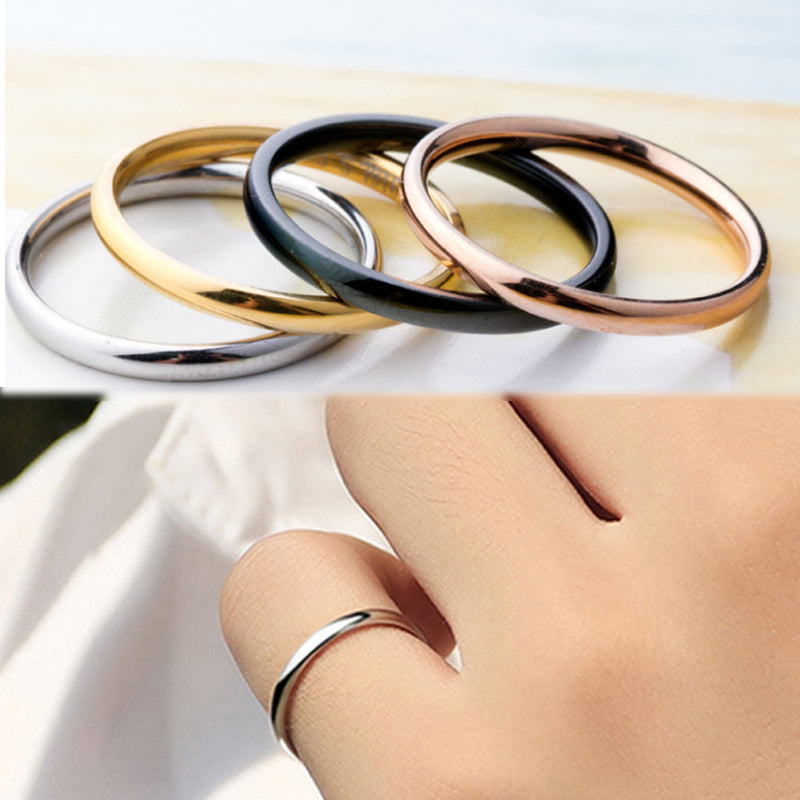 Simple Titanium Steel Ring