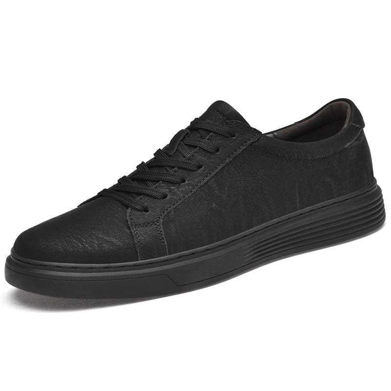 Plus Size Frosted Cowhide Men's Sports Shoes