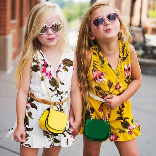 Summer Baby Girl Floral Outfit
