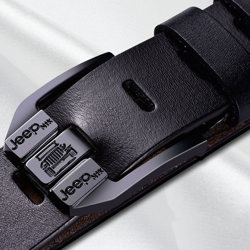 Leather Pin Buckle Casual Belt