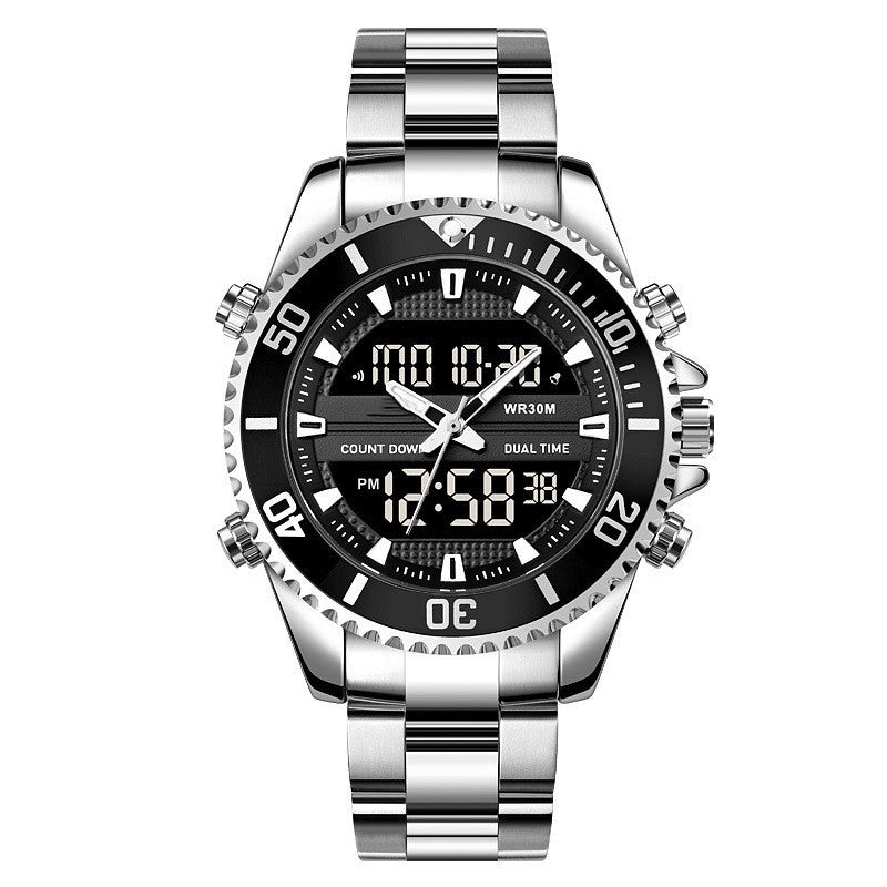 Men's Dual Display Sports Watch