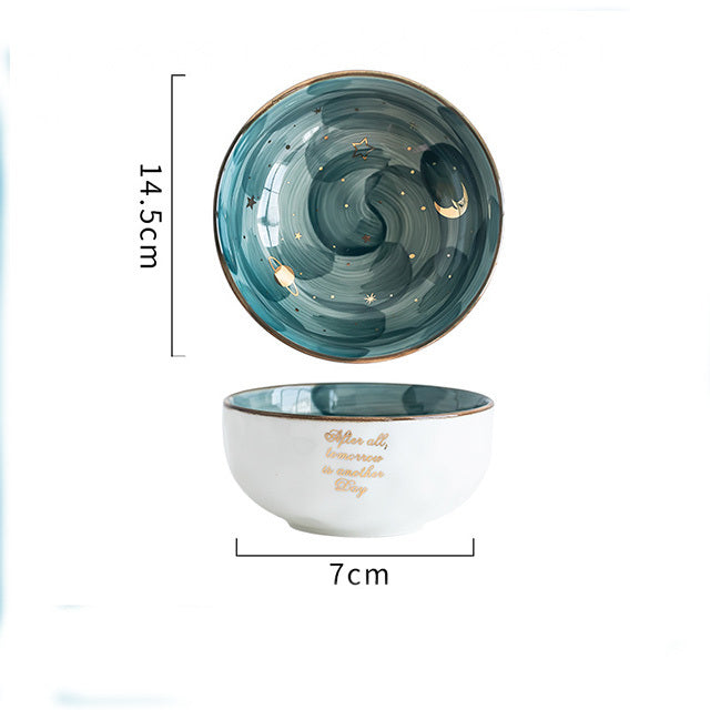 Ceramic Cute Breakfast Salad Bowl