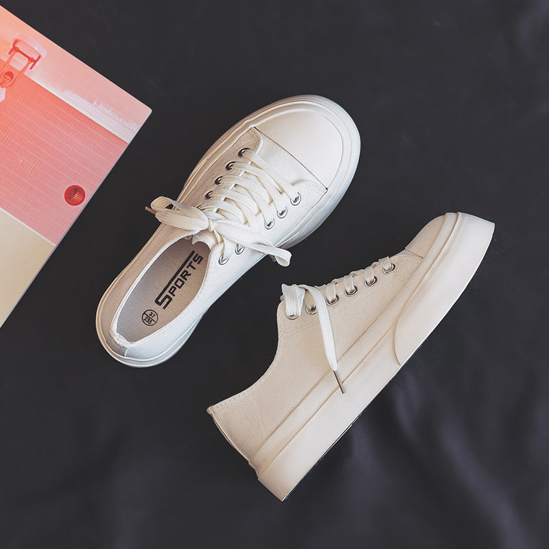 Women’s Low-top Platform Canvas Shoes