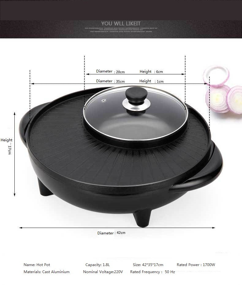 Multi-use Electric Grill Pot