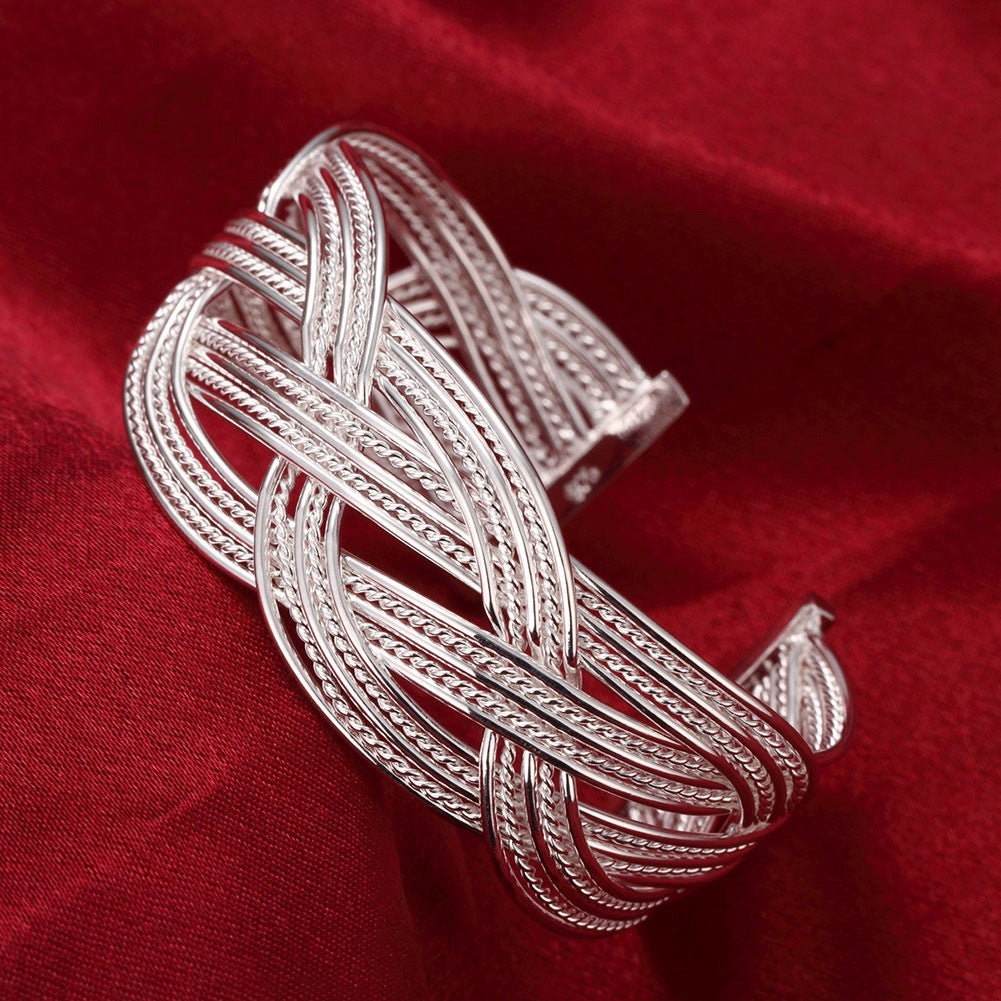 S925 Silver Bangle Bracelet