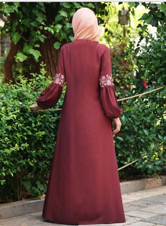 National Print Elegant Dress