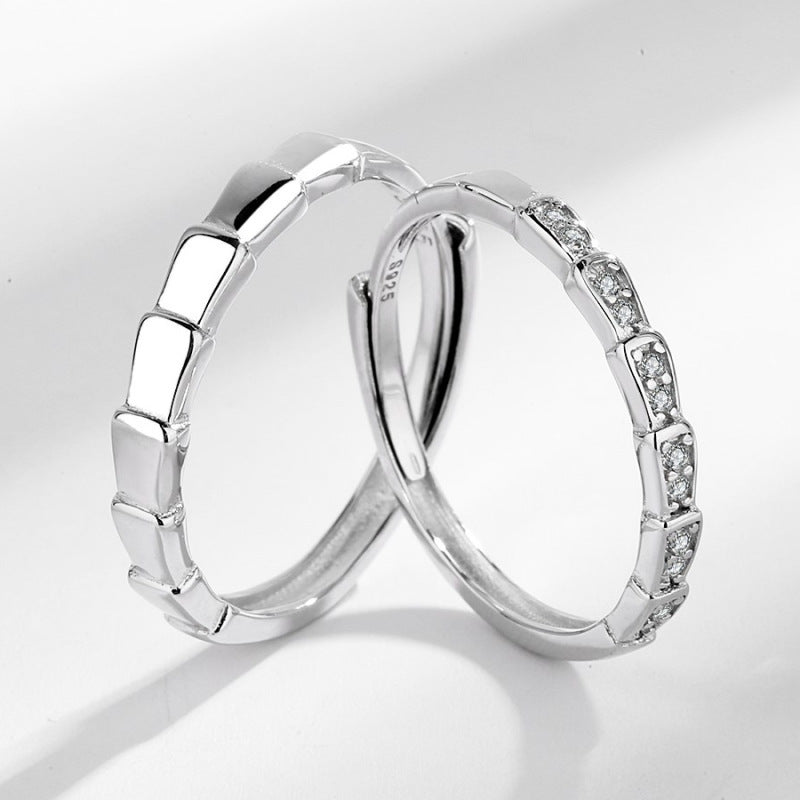 Bamboo Love S925 Couple Ring