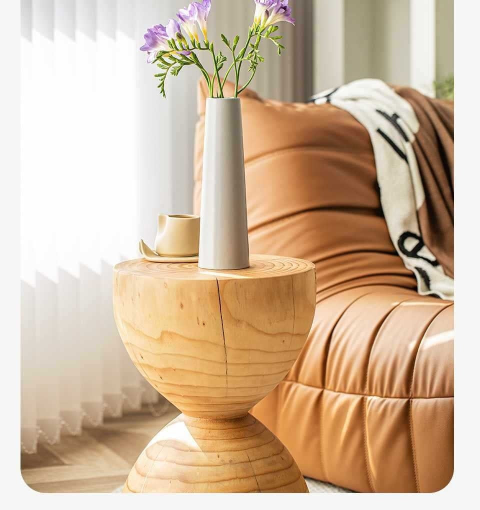 Narrow-Mouth Tulip Ceramic Vase