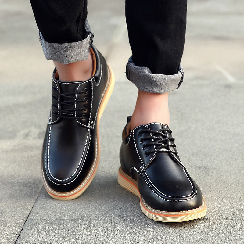 Men's Leather Shoes Height Increasing Insole
