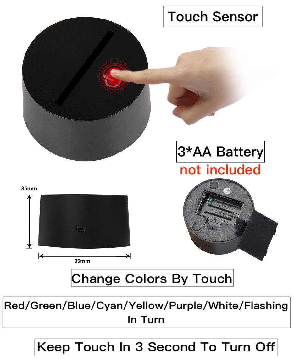 Creative Touch Colorful Night Light